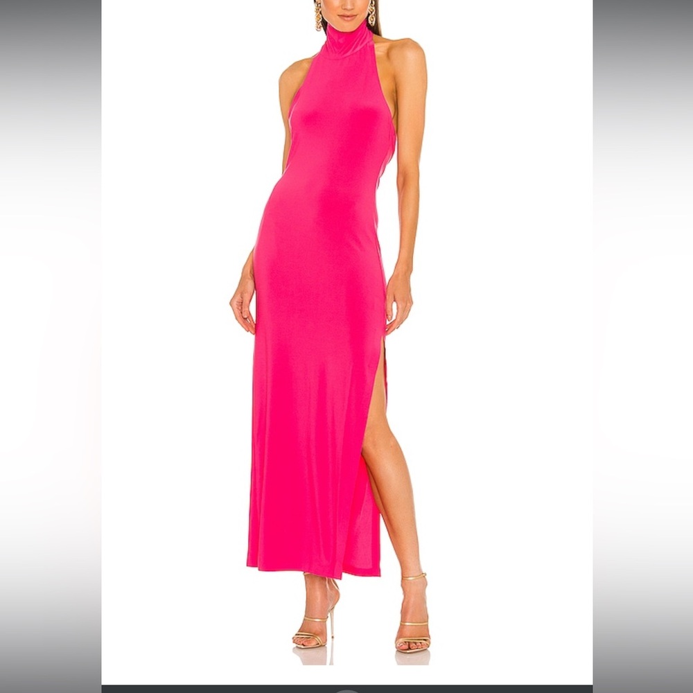 Norma Kamali Turtle Gown in Rose